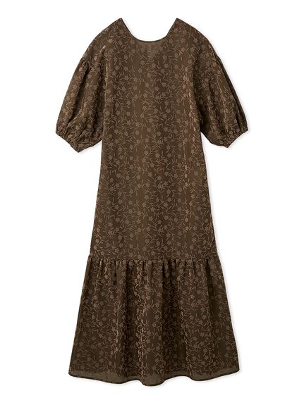 フロッキーシアーワンピース(マキシ・ロングワンピース)｜ワンピース