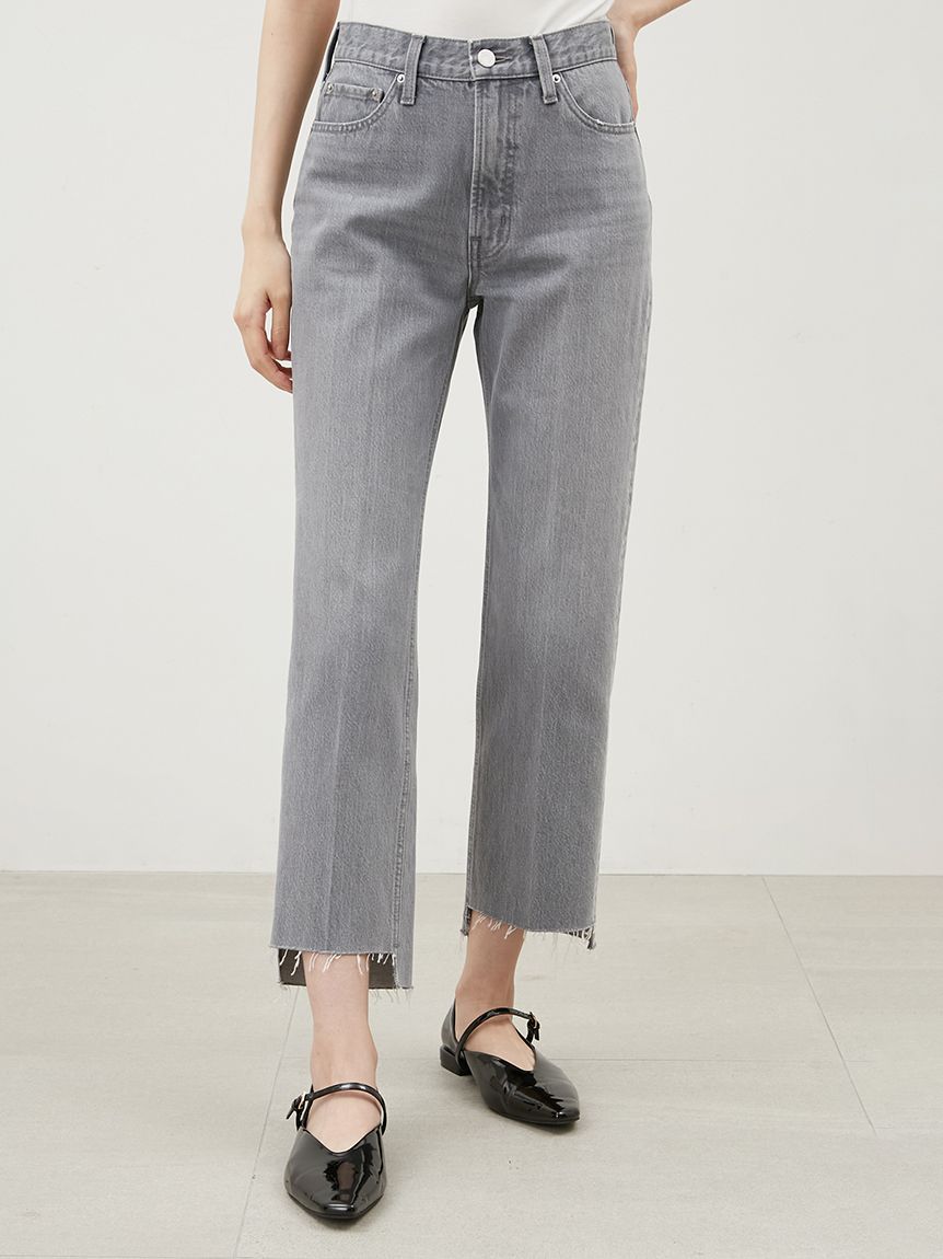 裾段差テーパードデニムパンツ(デニムパンツ)｜パンツ｜Mila