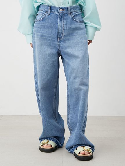 belvet ワイドデニムパンツ 新作 ジーンズ 「Alfred Alex」Vintage Wide Tapered Denim/ヴィンテージ