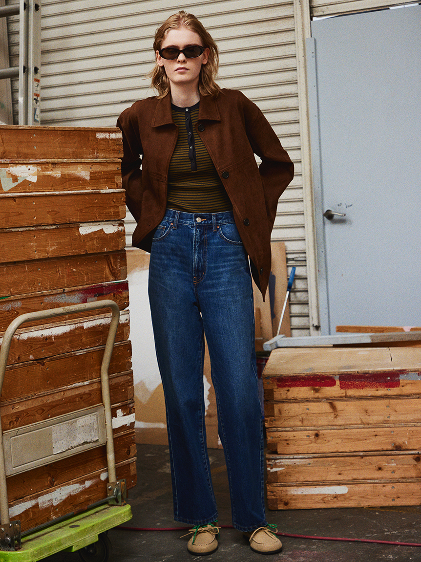 ハイライズストレートデニム(デニムパンツ)｜パンツ｜Mila Owen（ミラ