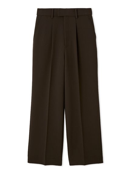 【2025SS】タグ付新品 ミラオーウェン ワイドパンツ デニム Mサイズ ミラ オーウェン Mila Owen ベルト付ワイドデニムパンツ