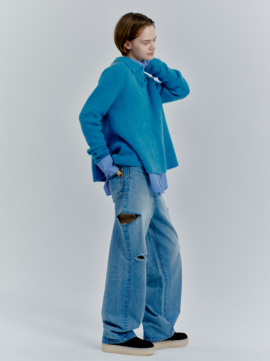 milaowen デニムワンピース ロングデニムワンピース｜WOMEN｜250HAG13-204G｜AZUL BY MOUSSY