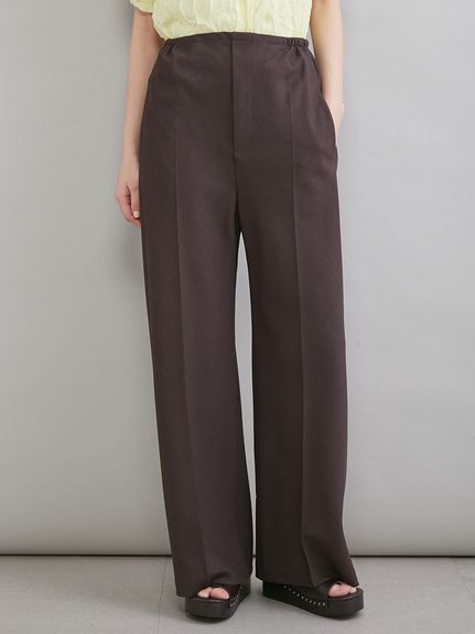 ウエストゴムワイドイージーパンツ(ワイドパンツ)｜パンツ｜Mila Owen