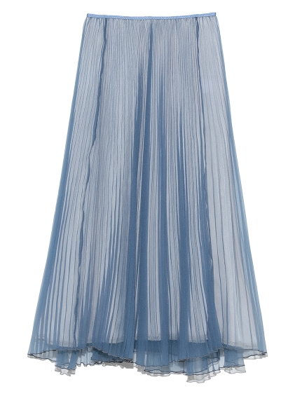 オーガンジーロングフレアプリーツスカート ロングスカート スカート Mila Owen ミラオーウェン の通販サイト 公式