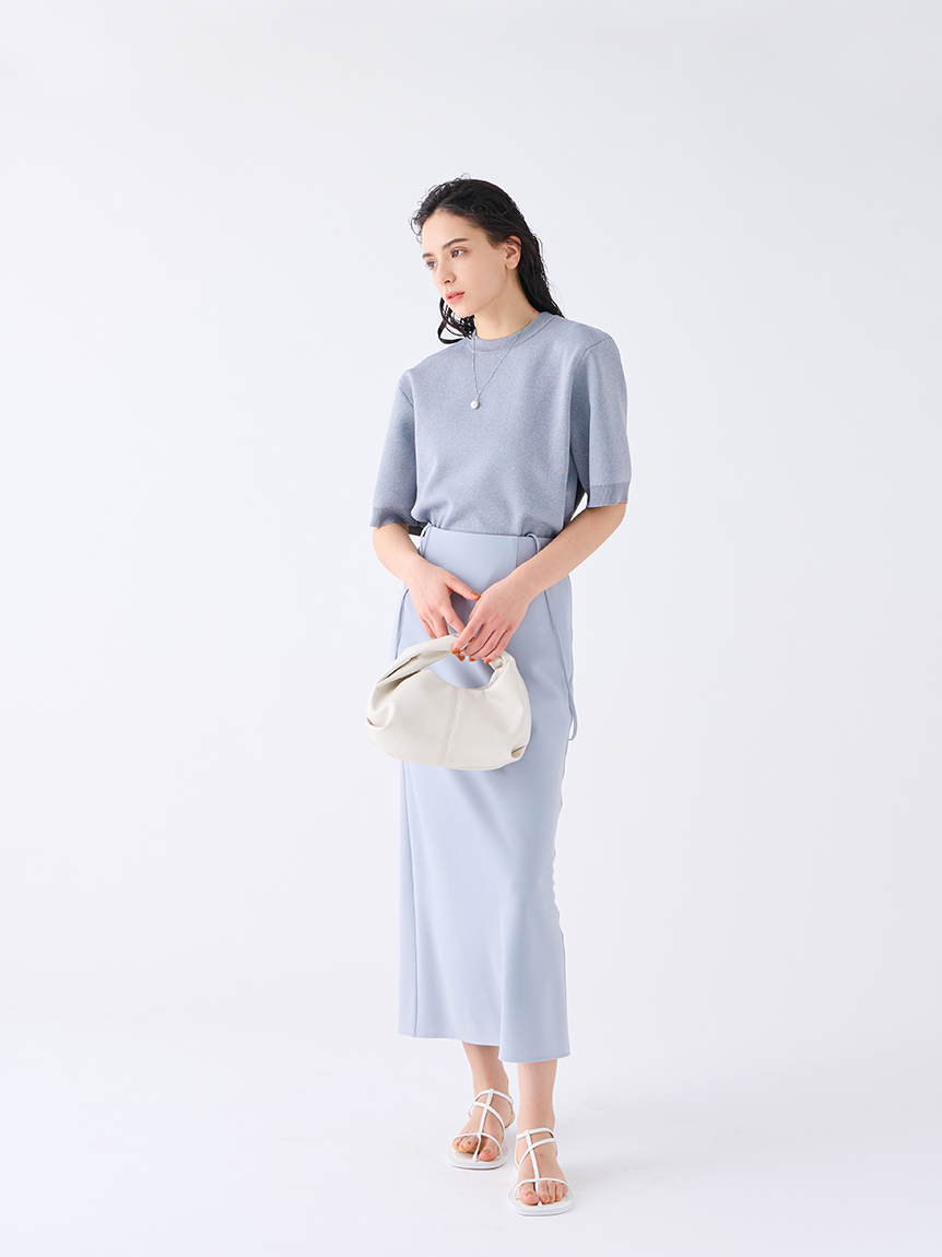 サスペンダー付タイトナロースカート ロングスカート スカート Mila Owen ミラオーウェン の通販サイト 公式