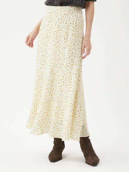 フラワープリントナロースカート(ナロースカート)｜スカート｜Mila