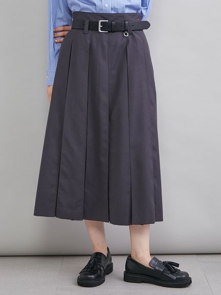 プリーツタックスカート(ロングスカート)｜スカート｜Mila Owen（ミラ