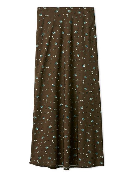 小花柄プリントナロースカート(ナロースカート)｜スカート｜Mila Owen