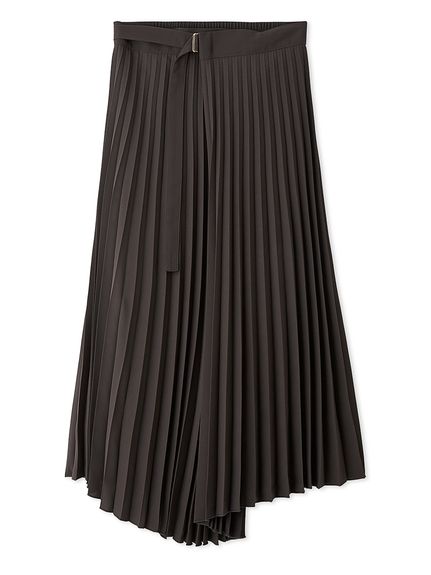 アシンメトリープリーツスカート