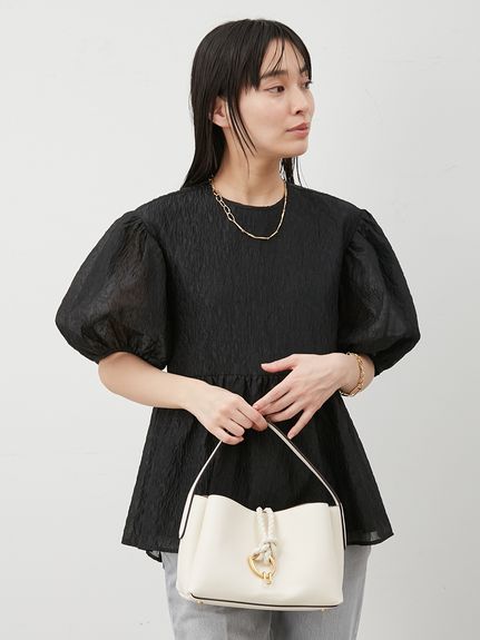 USAGI ONLINE・ZOZO限定カラー】【ウォッシャブル】袖ボリューム