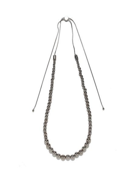 ランダムボールスライダーネックレス(ネックレス)｜アクセサリー｜Mila