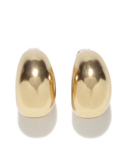 メタルボリュームカーブイヤリング(イヤリング)｜アクセサリー｜Mila