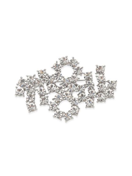 ビジューモチーフブローチ