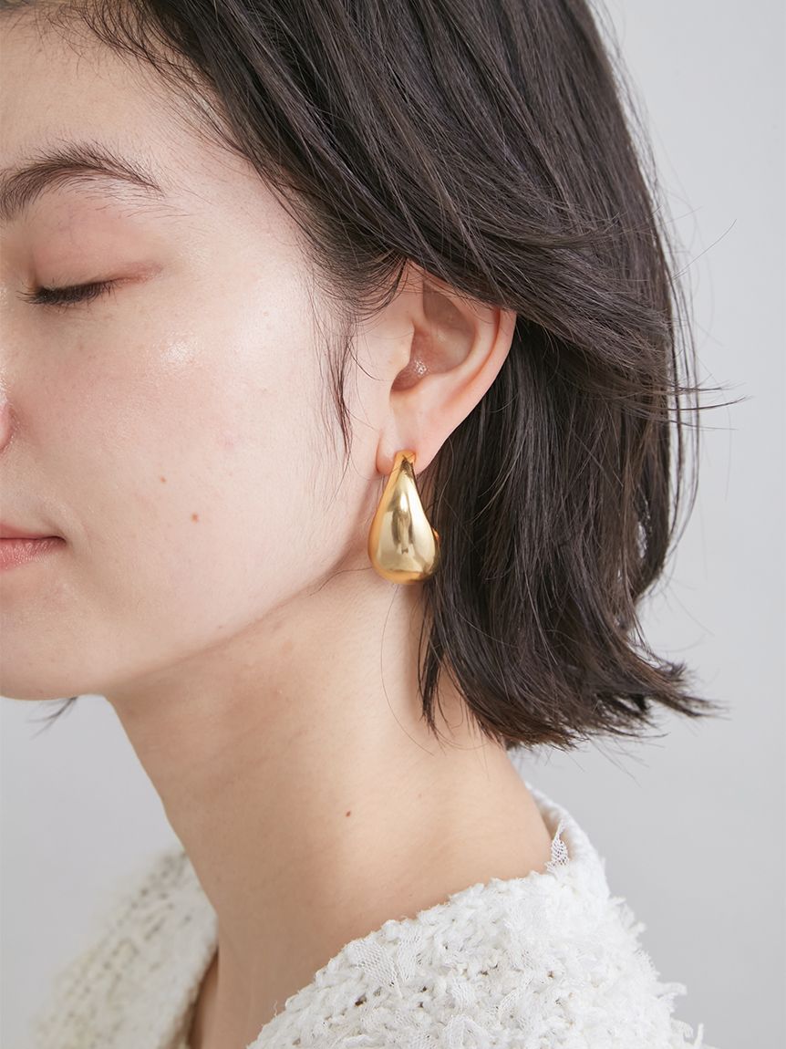 メタル ロゴ ドロップ ピアス メタルドロップピアス(ピアス)｜アクセサリー｜Mila Owen（ミラ
