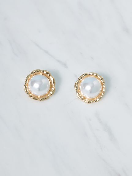 メタルボリュームイヤリング