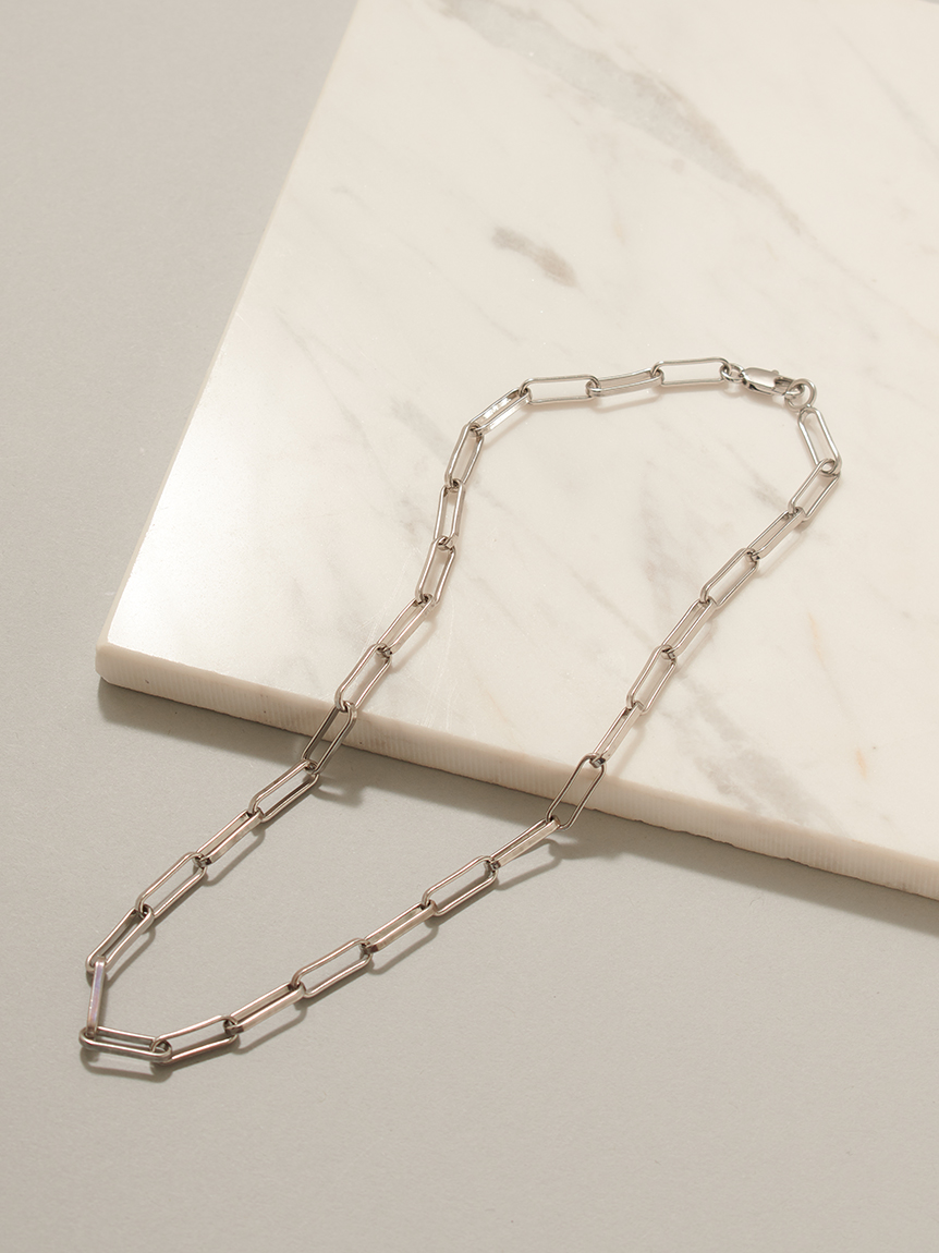 EVERYDAY PROOF JEWELRY 】 スクエアチェーンチョーカー(ネックレス