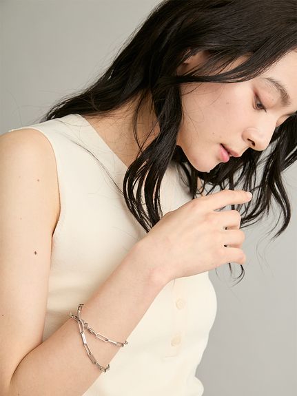 【EVERYDAY PROOF JEWELRY 】　スクエアチェーンチョーカー