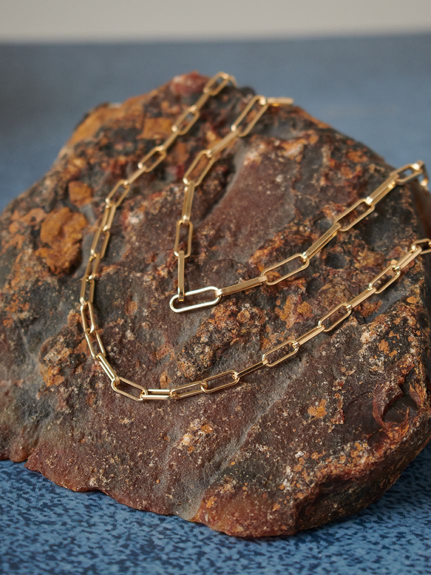 EVERYDAY PROOF JEWELRY 】 スクエアチェーンチョーカー(ネックレス