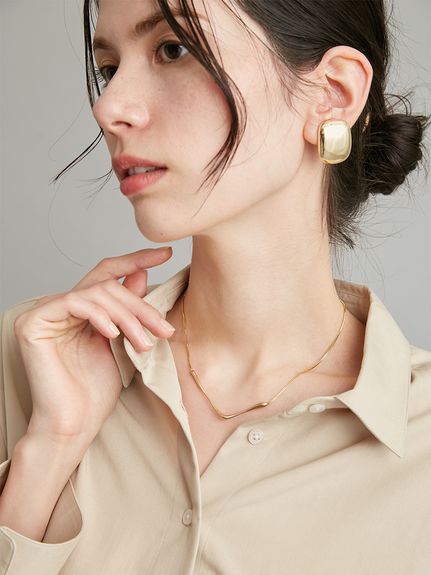 【EVERYDAY PROOF JEWELRY 】Ｖモチーフネックレス