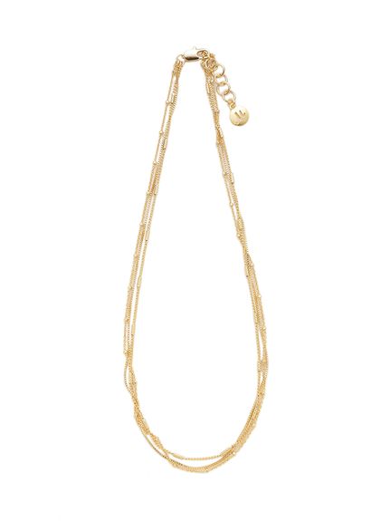 EVERYDAY PROOF JEWELRY 】3連チェーンチョーカー(ネックレス