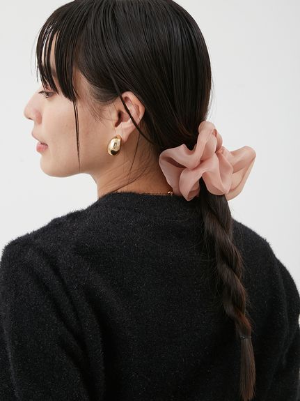 オーガンジーメタルポイントシュシュ(ヘッドアクセサリー