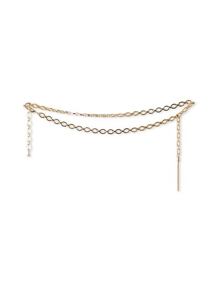 myaGUCCI チェーンベルト ミニポーチ付きWチェーンベルト（ベルト・サスペンダー） | Grandedge