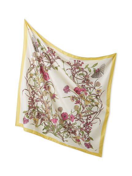 大判フラワー柄スカーフ(スカーフ・バンダナ)｜ファッション雑貨｜Mila