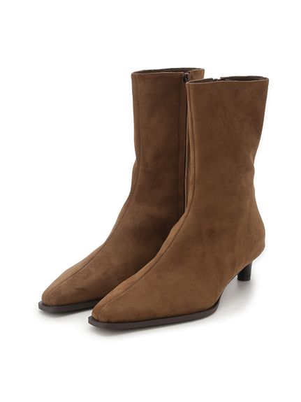 キトゥンヒールショートブーツ