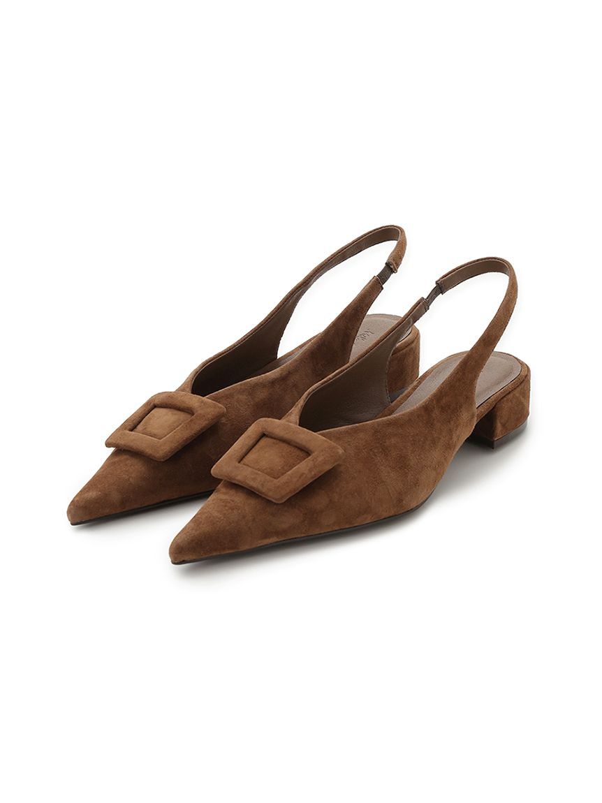新品 Mila Owen / バックル付きラムレザースリングパンプス バックル付きラムレザースリングパンプス(パンプス)｜シューズ｜Mila