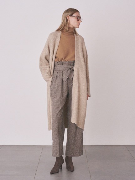 ヤクブレンドロングニットコート ダウンジャケット コート アウター Mila Owen ミラオーウェン の通販サイト 公式