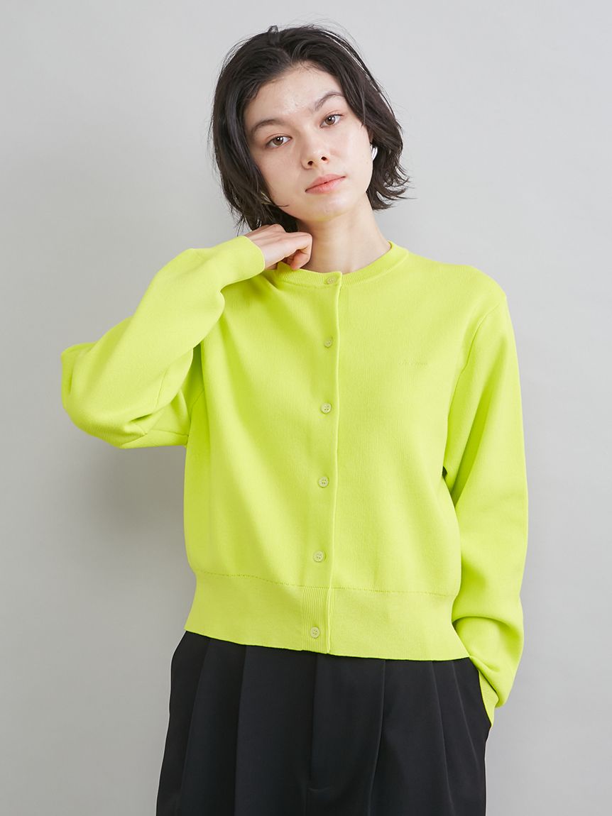 ウォッシャブル】【UVカット】クロップドフォルムカーディガン