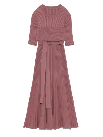 後あきブラウジングリブニットワンピース マキシ ロングワンピース ワンピース Mila Owen ミラオーウェン の通販サイト 公式