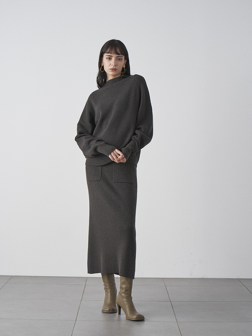 袖ボリュームニットスカートセットアップ トップス ボトムセット ワンピース Mila Owen ミラオーウェン の通販サイト 公式