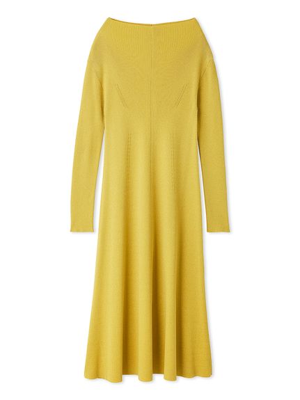 マルチWAYオフショルダーリブニットワンピース(ニットワンピース