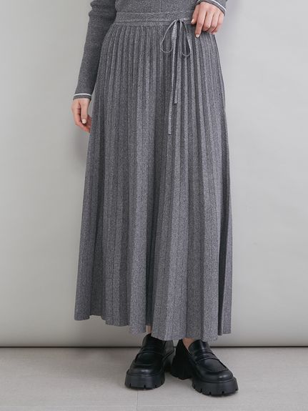 ニットプリーツスカート