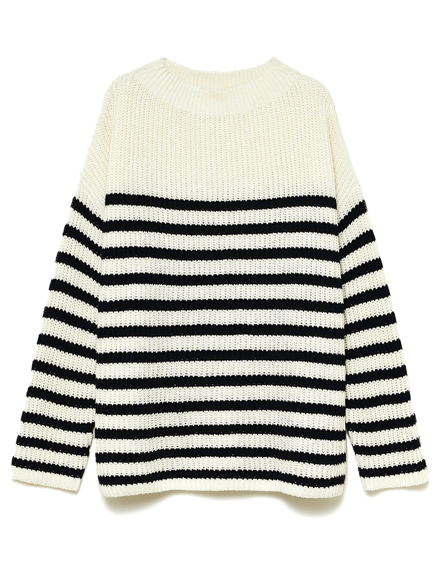 両畦ビッグシルエットリネンニットプルオーバー ニット トップス Mila Owen ミラオーウェン の通販サイト 公式