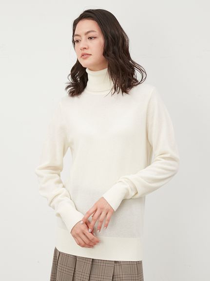 wool100%ベーシックタートルニット(ニット)｜トップス｜Mila Owen ...