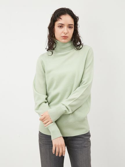 wool100%ベーシックタートルニット(ニット)｜トップス｜Mila Owen 