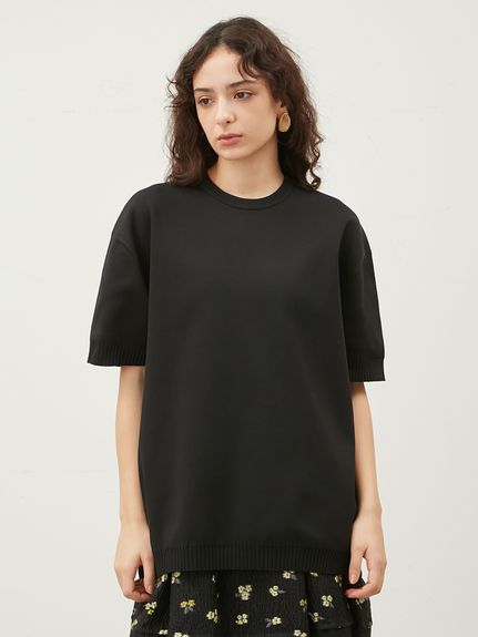オーバーサイズニットTシャツ【ウォッシャブル】(カットソー