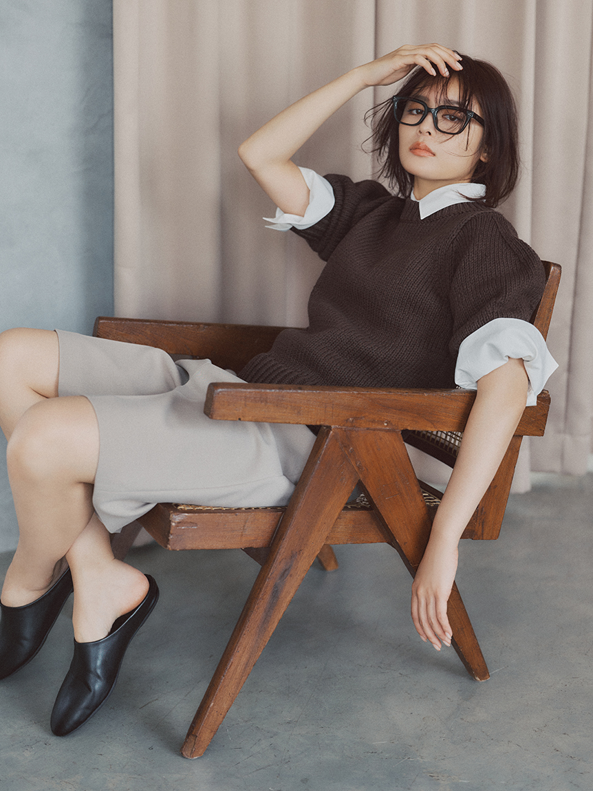 Mila Owen（ミラオーウェン）の「オーバーサイズモヘアニット