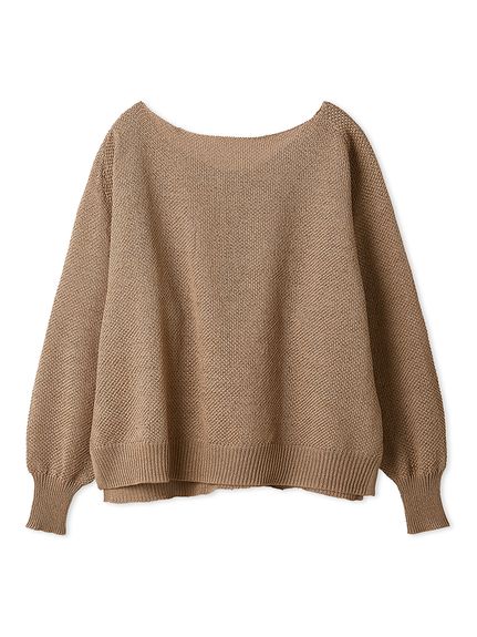 ウォッシャブル】メッシュライクニット(ニット)｜トップス｜Mila