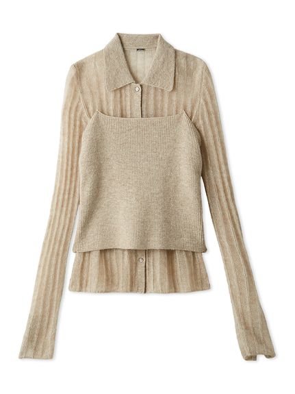 LAUREN VIDAL モヘアニット LAUREN VIDAL モヘアニット