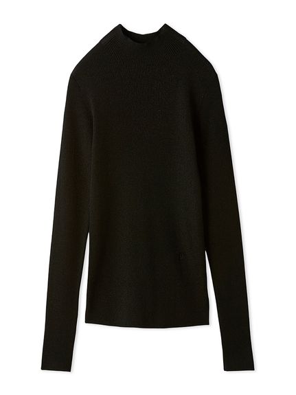 極美品✨イヴサンローラン　ラメ　ニット　ブラック　長袖 LAME RIB CREW NECK KNIT / ラメリブクルーネックニット｜DÉPAREILLÉ