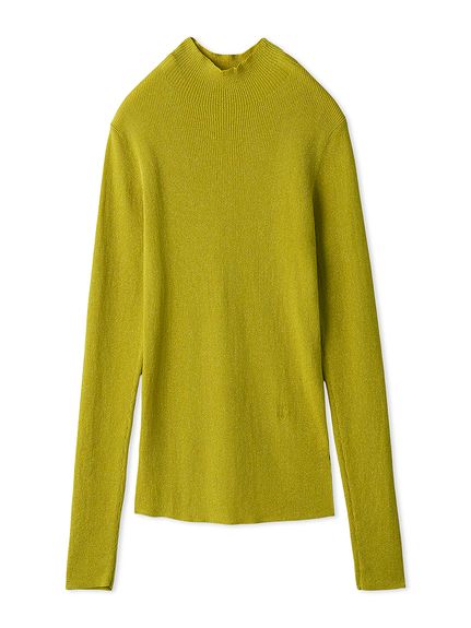 シアーラメハイネックニットプルオーバー(ニット)｜トップス