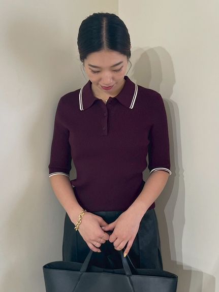 Mila Owen トップス ショート丈ラガースウェットトップス(カットソー)｜トップス