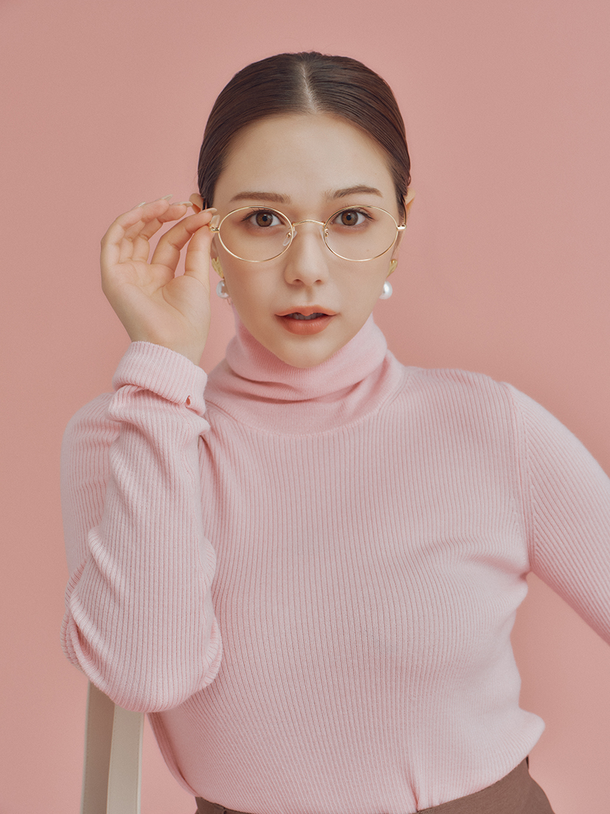 タートルネックリブニットプルオーバー(ニット)｜トップス｜Mila Owen