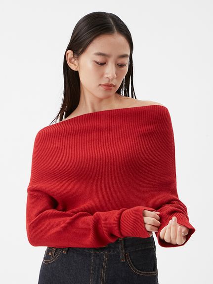 オフショルラメニット(ニット)｜トップス｜Mila Owen（ミラオーウェン