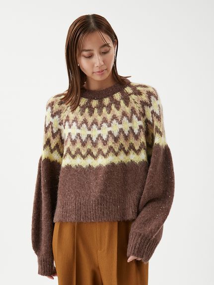 アルパカシャギーノルディックラメニット