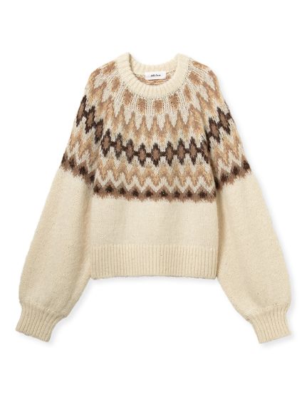 アルパカシャギーノルディックラメニット(IVR-F)