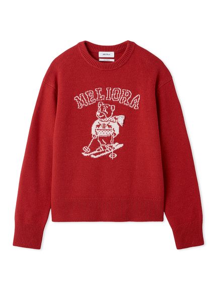 【最終値下】Naptime ニットラガーシャツ(赤SIZE:M) 最終値下】Naptime ニットラガーシャツ(赤SIZE:M) 最終値下】Naptime